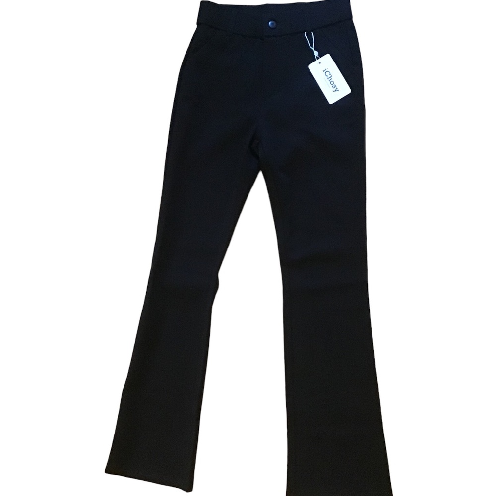 NWT iChosy Women's Ease into Comfort Barely Bootcut Stretch Dress Pants Size 0
